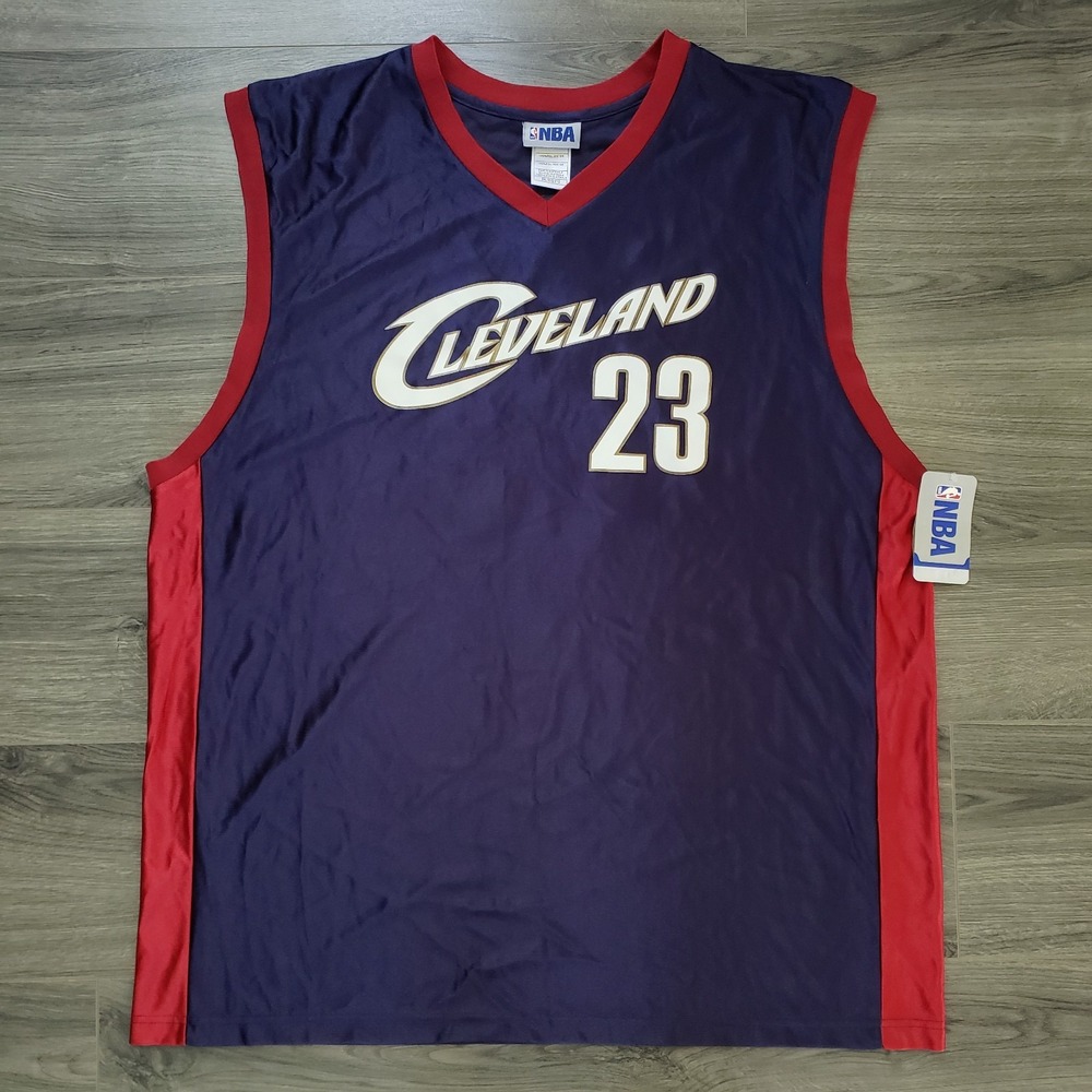 Y2K NBA LeBron James Cleveland Cavaliers #23 Jersey 2XL New w/ Tag NWT